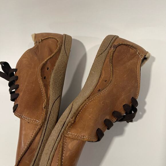 NWT Ocean Minded Men’s Leather Lace Up Casual Shoes Size Lightweight Size 12 - Picture 4 of 10